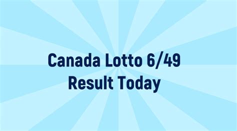 lotto canada results